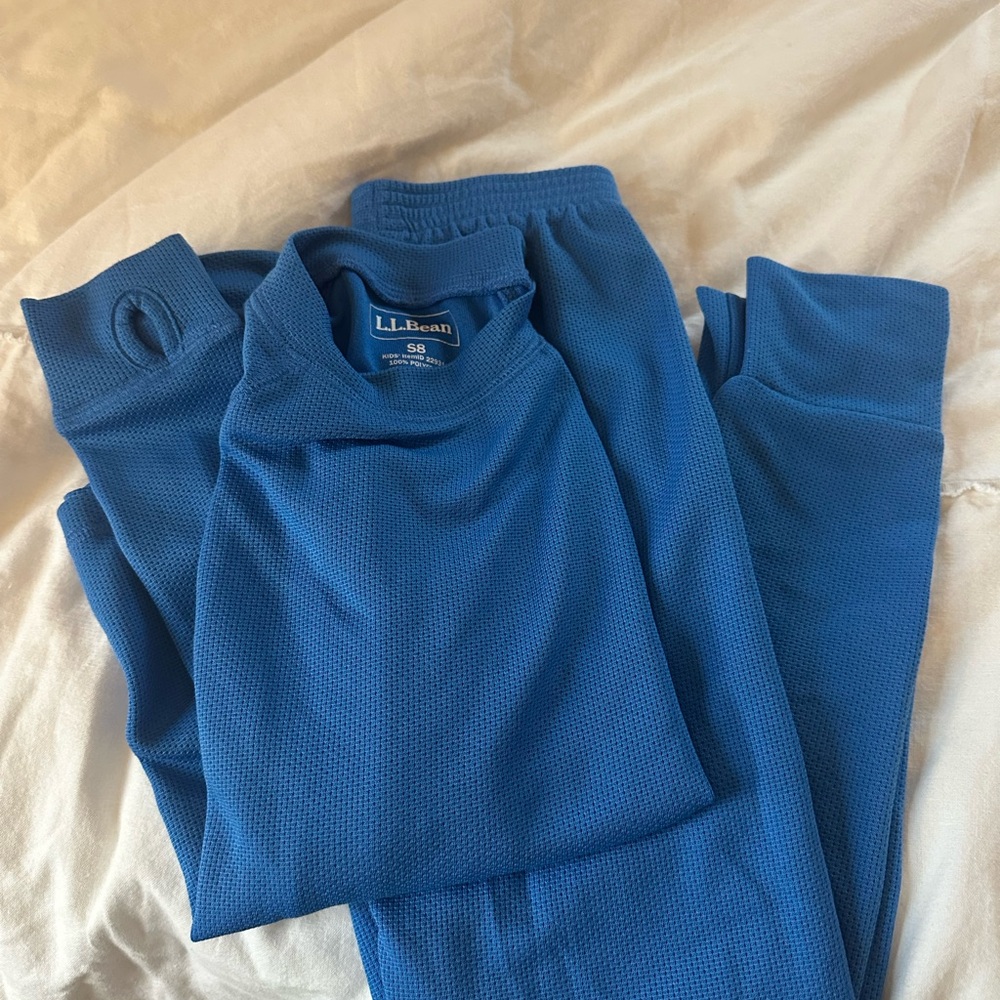 L.L. Bean Vibrant Blue Thermal Wear